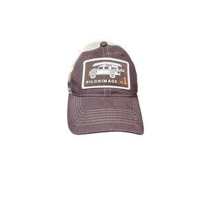 Howel Brother Brown Mesh Back Adjustable Trucker Hat Embroidered Patch Size OS